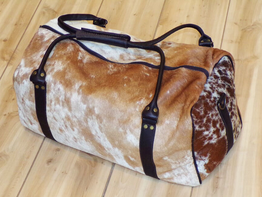 Cowhide Travel Duffel Bag | Terra Leather