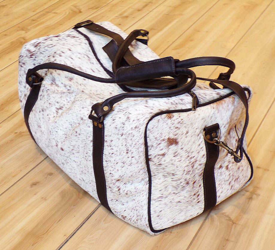  CLA Cowhide & Leather Travel Bag